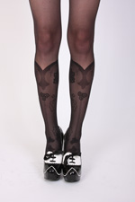 Red or Dead Dolly Tights t04