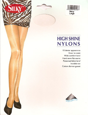 Silky High Shine Nylons - Tights